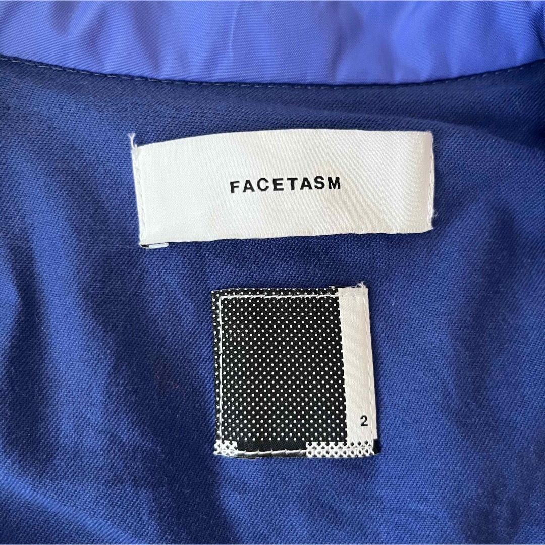 希少 FACETASM ファセッタズム リブコーチジャケット SIZE2 ブルー