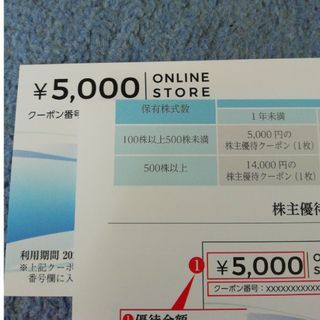 ヤーマン(YA-MAN)のヤーマン株主優待5000円(その他)