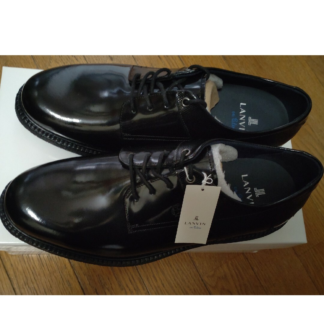 LANVIN en Bleu(ランバンオンブルー)のランバン　プレーントゥ　シューズ黒 メンズの靴/シューズ(ドレス/ビジネス)の商品写真