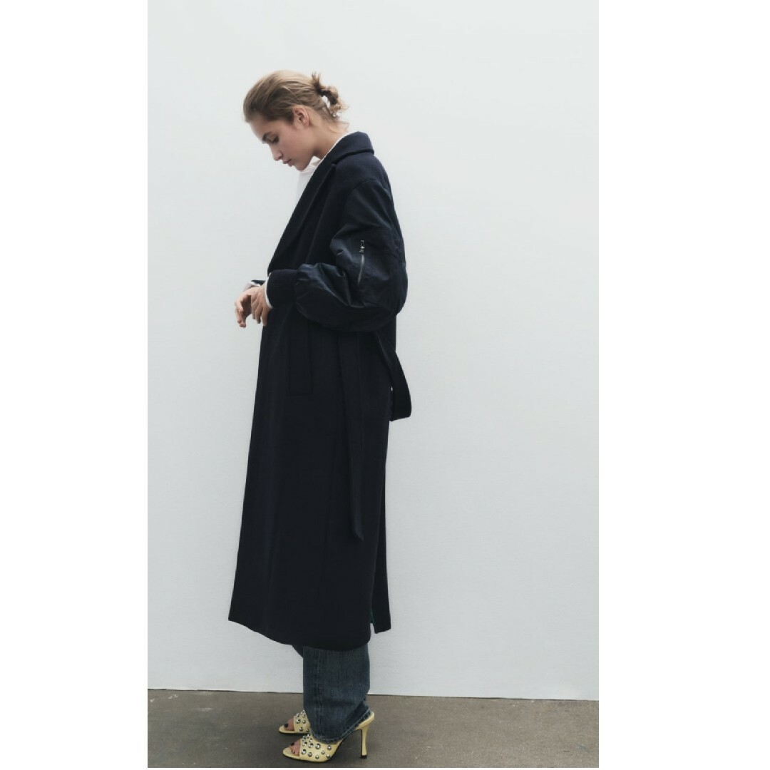 ZARA⭐送料無料⭐マッチングボンバーコートM新品タグ付き人気完売⭐早い者勝ち