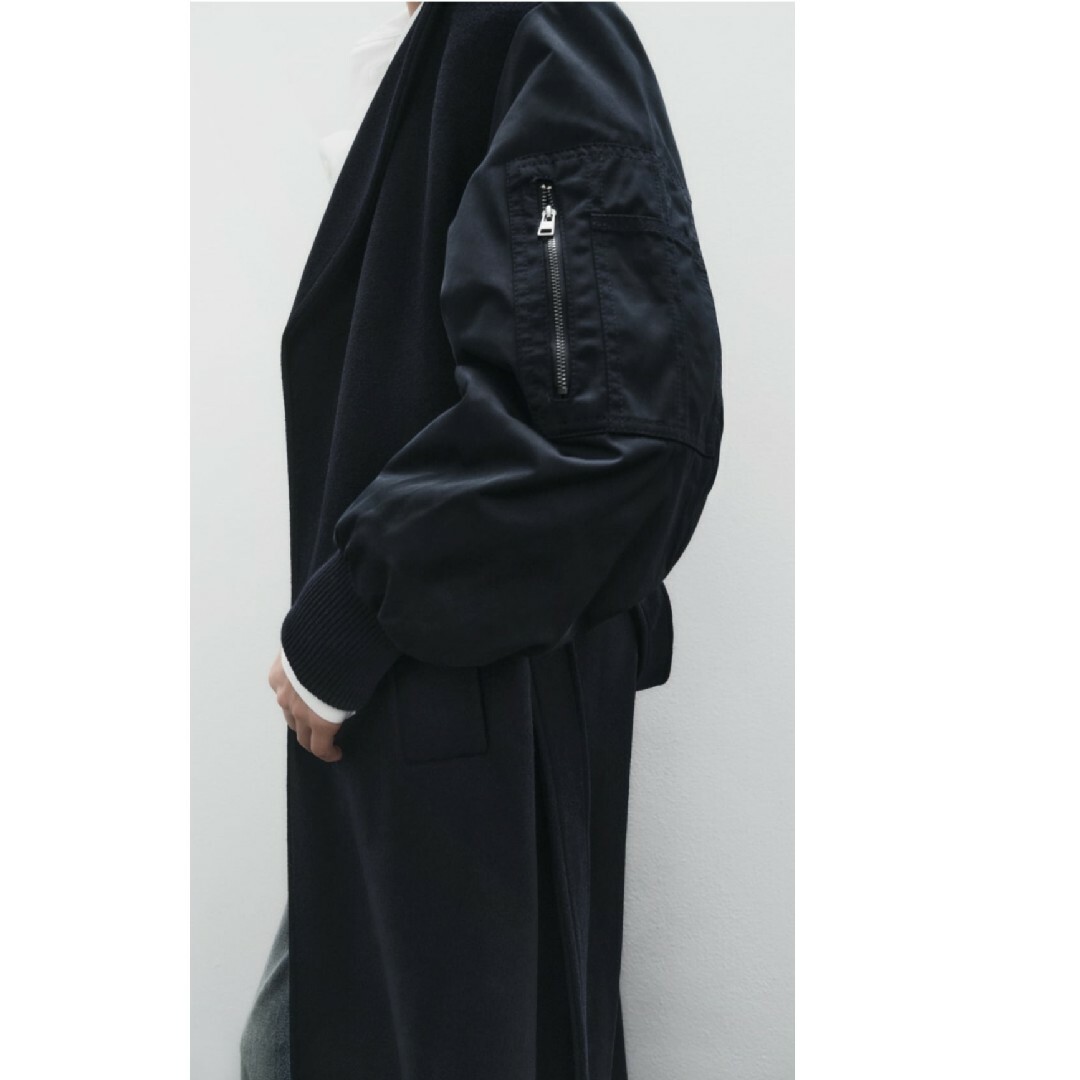 ZARA⭐送料無料⭐マッチングボンバーコートM新品タグ付き人気完売⭐早い者勝ち