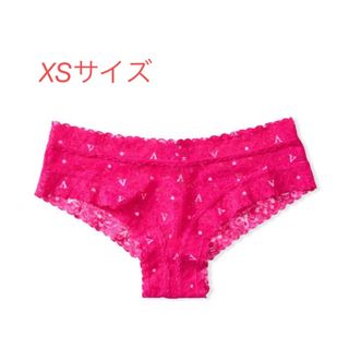 ヴィクトリアズシークレット(Victoria's Secret)のフローラルレース　チーキーパンティ　Vロゴ(ショーツ)