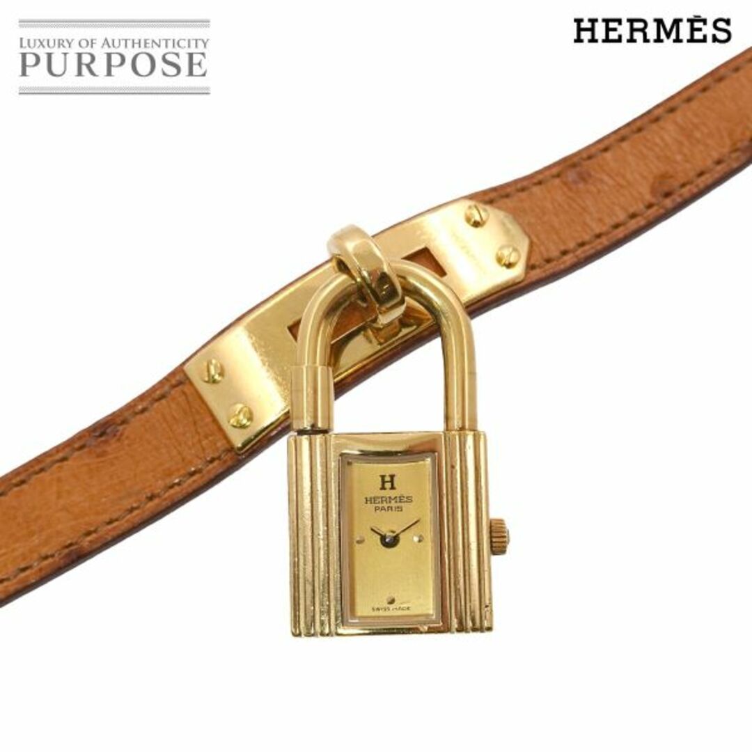 エルメス HERMES ケリーウォッチ ヴィンテージ レディース 腕時計 ゴールド 文字盤 クォーツ ウォッチ カデナ Kelly Watch VLP 90189777