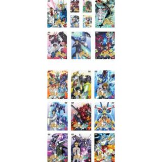 全巻セットDVD▼ガンダム ビルドファイターズ(18枚セット)+ トライ▽レンタル落ち