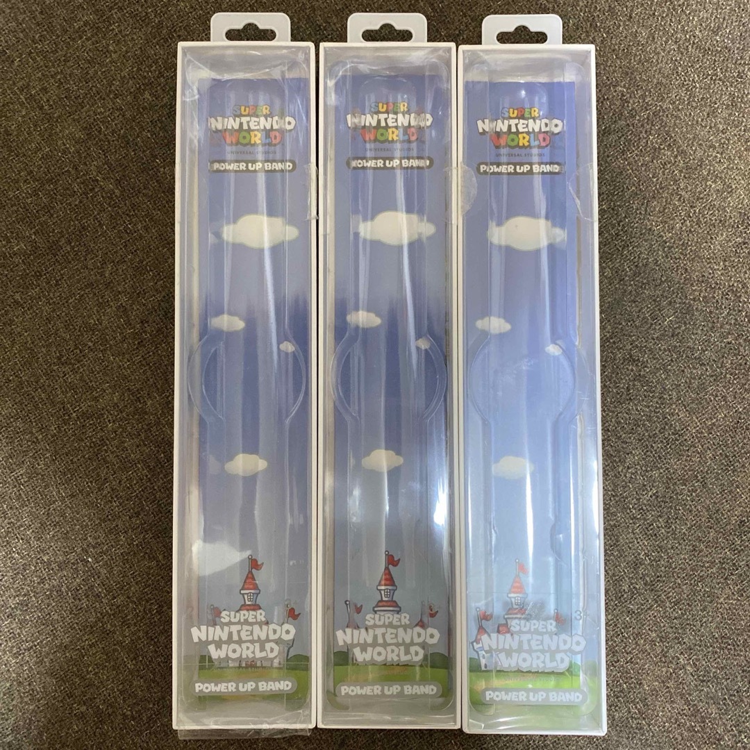 スーパーニンテンドーワールド パワーアップバンド空箱 3個 スーパーニンテンドーワールド パワーアップバンド空箱 3個