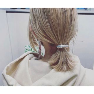 ガーデンオブエデン(Garden of eden)のnella. Gardenofeden ヘアクリップ　ヘアアクセサリー　シルバー(バレッタ/ヘアクリップ)