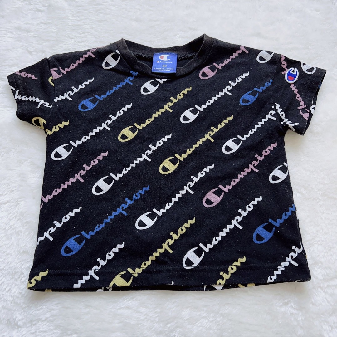 Champion(チャンピオン)の80㌢4点まとめ売り　トップス　キッズ半袖Tシャツ　子ども服　champion キッズ/ベビー/マタニティのベビー服(~85cm)(Ｔシャツ)の商品写真