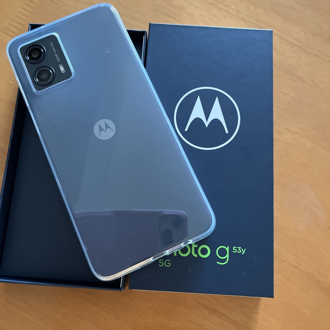 スマートフォン本体motorola g53y  インクブラック