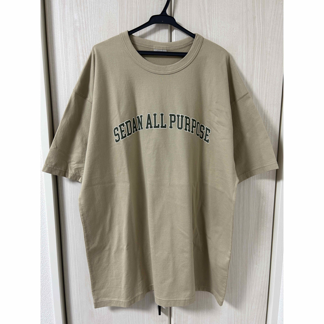 NIKE アーチロゴ 半袖 Tシャツ ベージュ系 Lサイズ