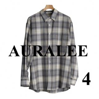 オーラリー(AURALEE)のAURALEE SUPER LIGHT WOOL CHECK SHIRT4(シャツ)