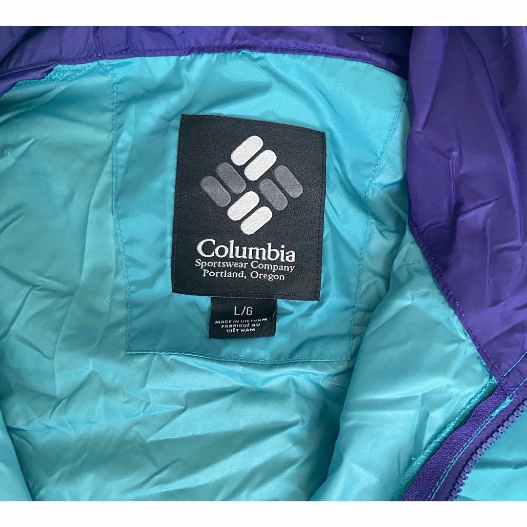 Columbia(コロンビア)の美品　コロンビア　ハーフジップナイロン　メンズ Lサイズ メンズのジャケット/アウター(ナイロンジャケット)の商品写真