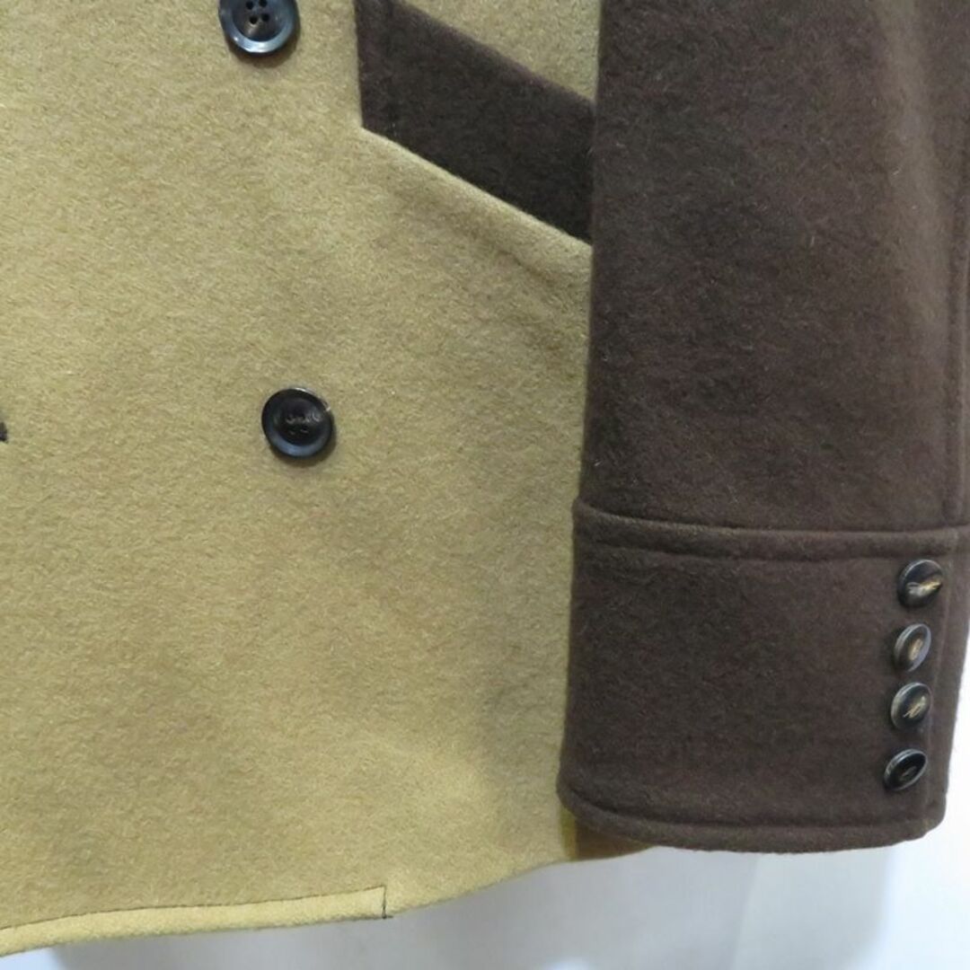 IROQUOIS BI-COLOR MELTON PEA COAT の通販 by UNION3 ラクマ店｜ラクマ