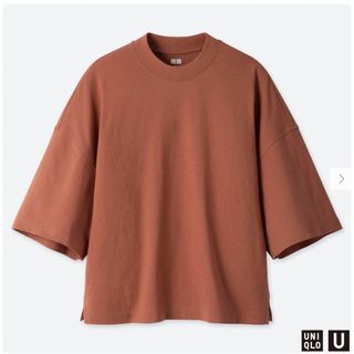 ユニクロ(UNIQLO)のオーバーサイズスクエアT（5分袖）(Tシャツ(半袖/袖なし))