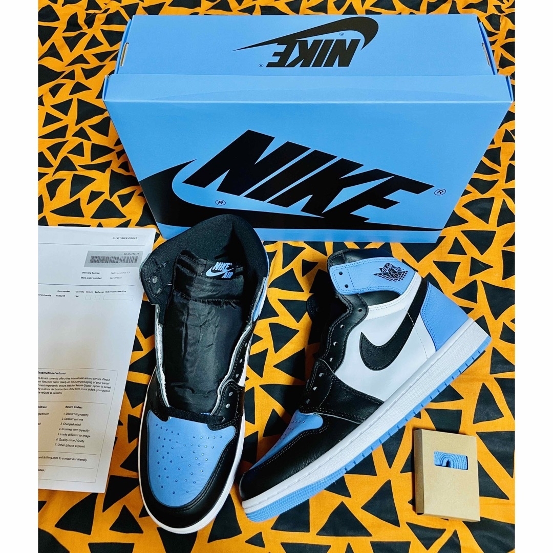 Air Jordan 1 University Blue/UNC Toe