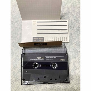 カセットテープ　メタル　ハイポジ　TDK MA50、SR70