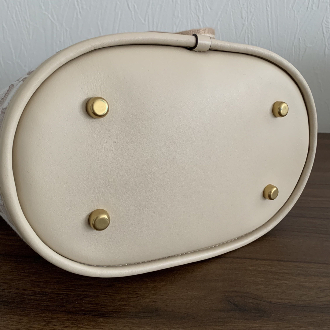 COACH フィールド バケット バッグ シグネチャー ジャカード