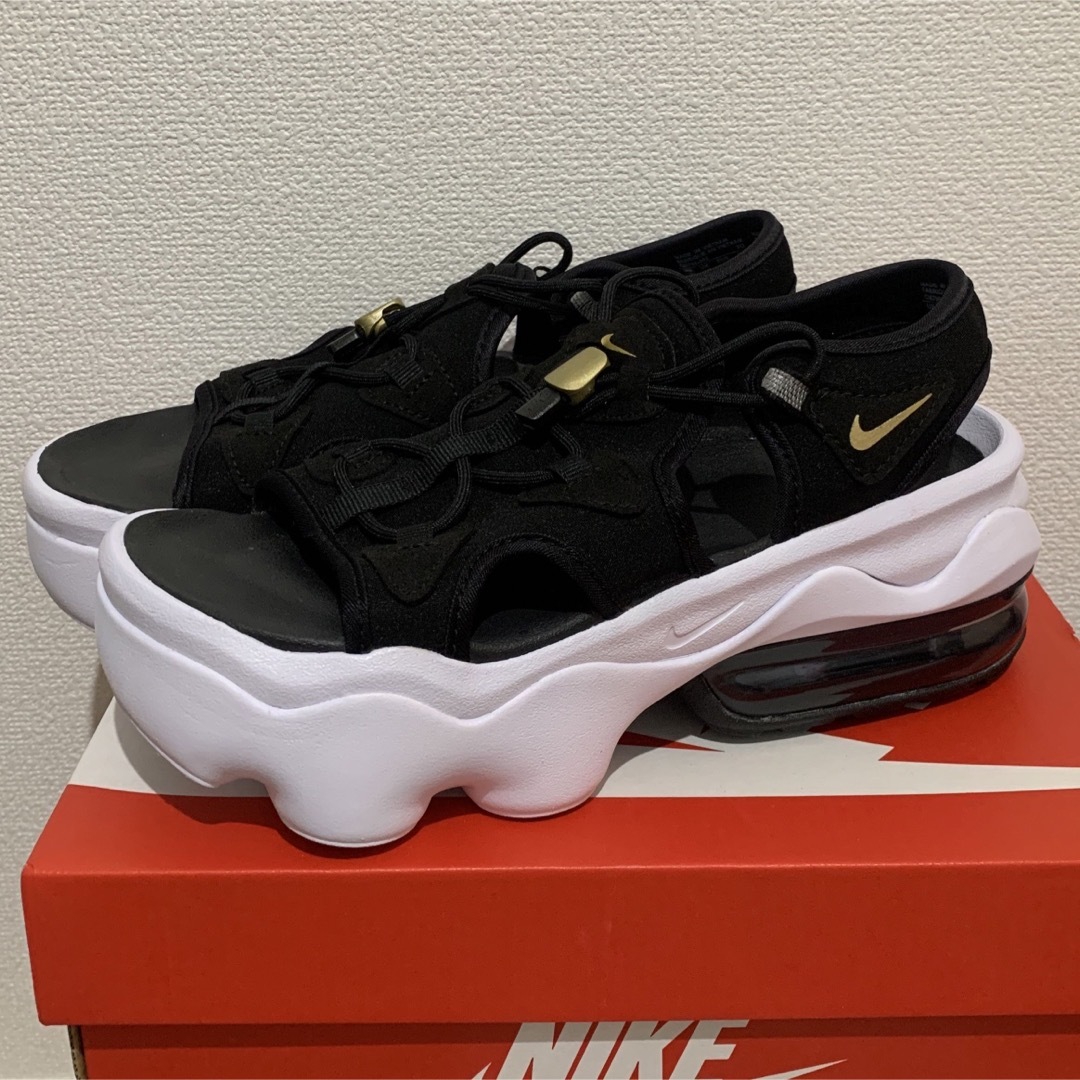 NIKE - NIKE ナイキ エアマックスココ サンダル 24cm ブラックホワイト