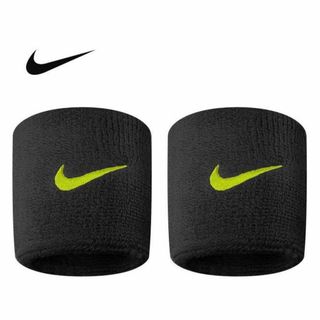ナイキ(NIKE)のNIKE(ナイキ) スウォッシュ リストバンド ブラック/ボルト(バスケットボール)