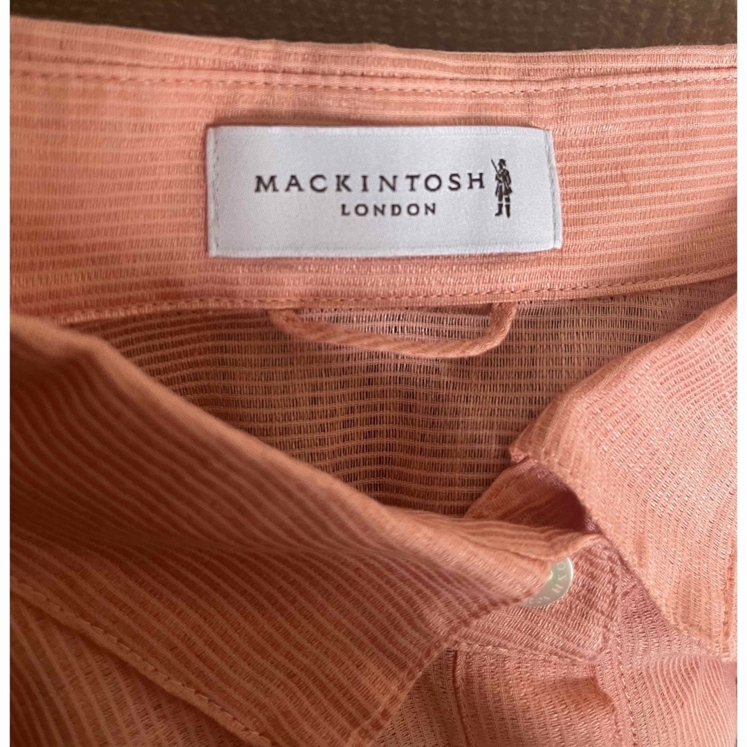 MACKINTOSH(マッキントッシュ)のマッキントッシュロンドン コットンボイルリネン ブラウス シャツ 44 レディースのトップス(シャツ/ブラウス(長袖/七分))の商品写真