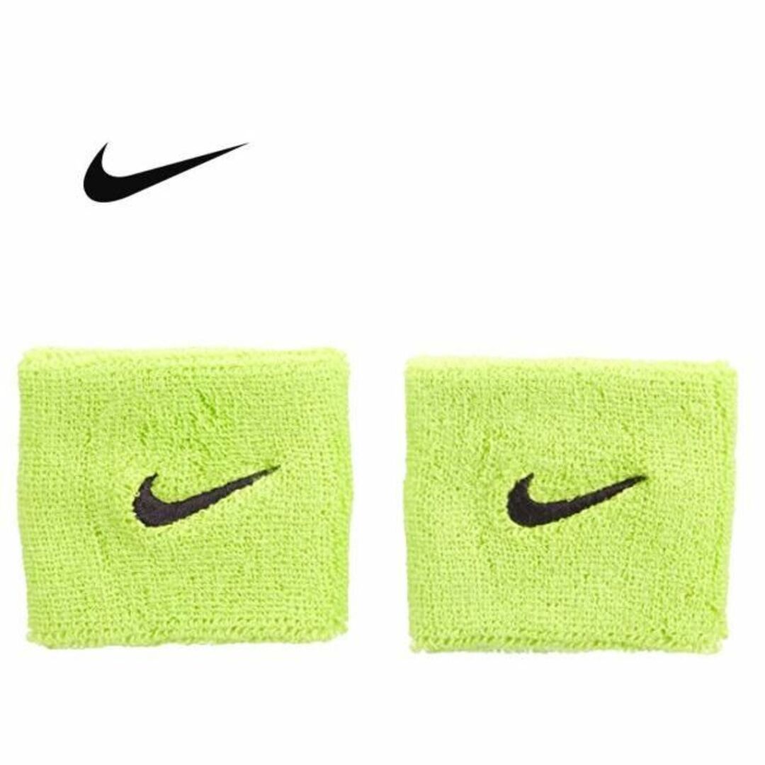 NIKE(ナイキ)のNIKE(ナイキ) スウォッシュ リストバンド アトミックグリーン/ブラック スポーツ/アウトドアのスポーツ/アウトドア その他(バスケットボール)の商品写真