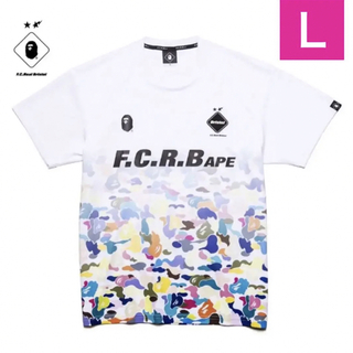 エフシーアールビー(F.C.R.B.)の【L タグ付】BAPE® X FCRB GAME SHIRTSゲームシャツ(Tシャツ/カットソー(半袖/袖なし))