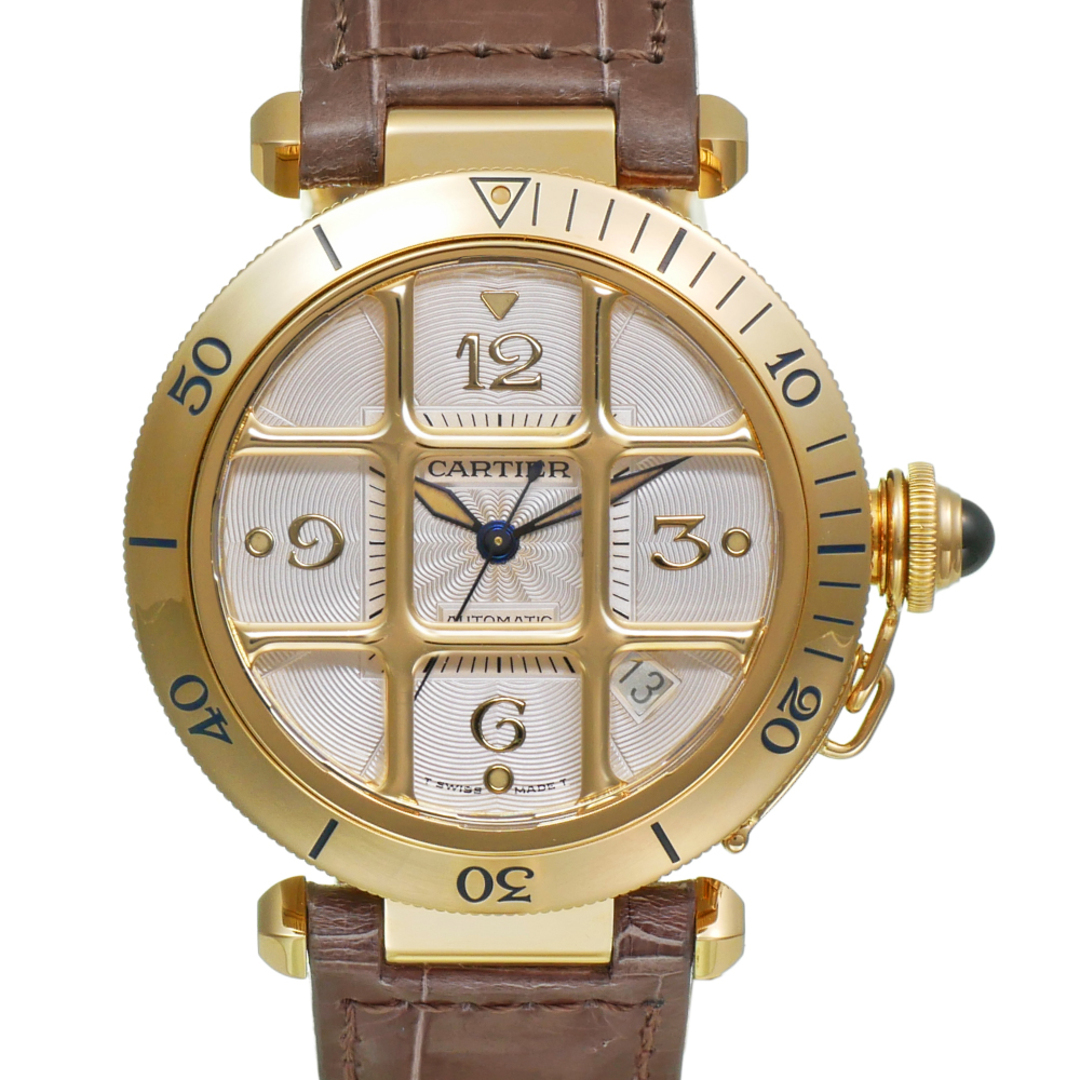 Cartier - パシャ 38mm グリッド Ref.W3014356 中古品 メンズ 腕時計の ...