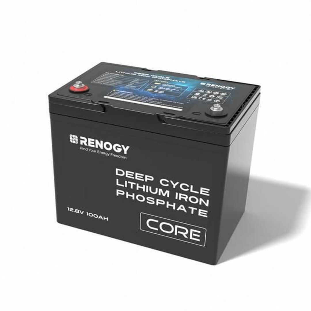 Renogy　CORE シリーズ 12.8V 100AH リン酸鉄リチウムイオン