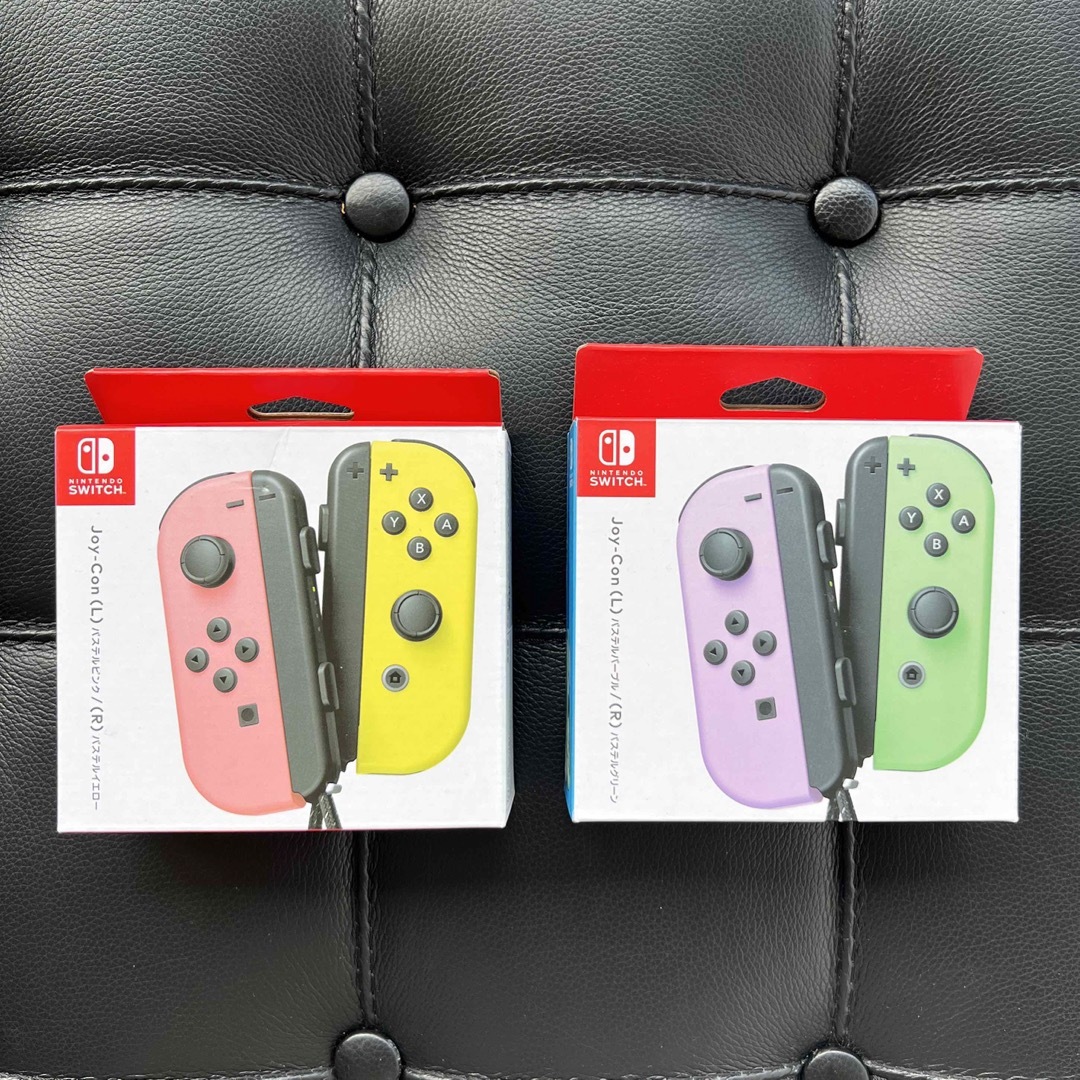 新品Nintendo Switch ジョイコン パステルピンクパステルイエロー- 新品Nintendo Switch ジョイコン パステルピンクパステルイエロー-
