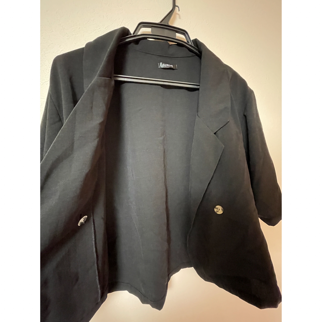 【値下げ】SUREVE ジャケット 4L ゆったりサイズ 夏服 レディースのジャケット/アウター(その他)の商品写真