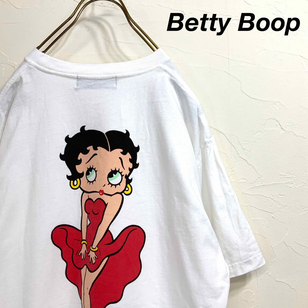 Betty Boop ベティブープ マリリンモンロー tシャツ ホワイト L