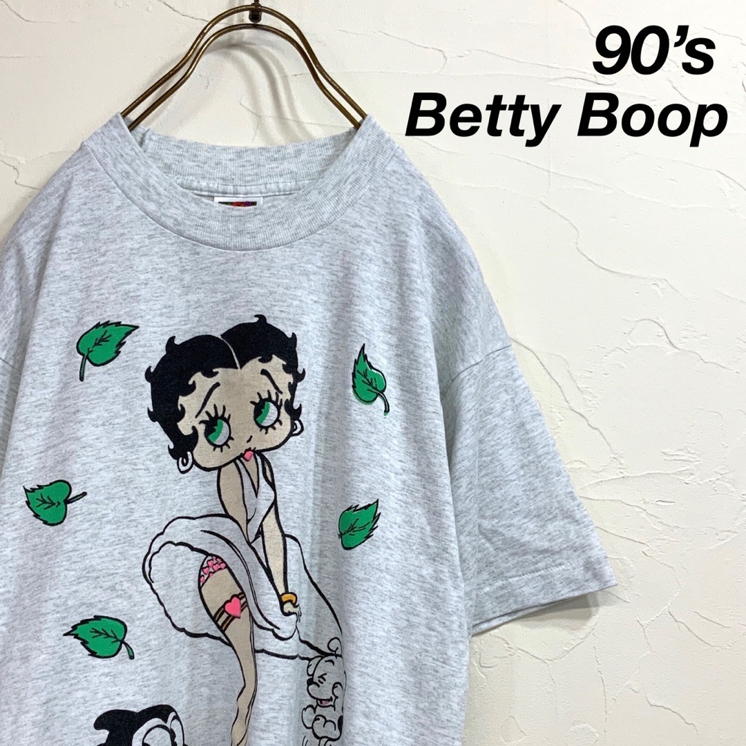 希少 90s Betty Boop マリリンモンロー t 裾袖シングルステッチ-
