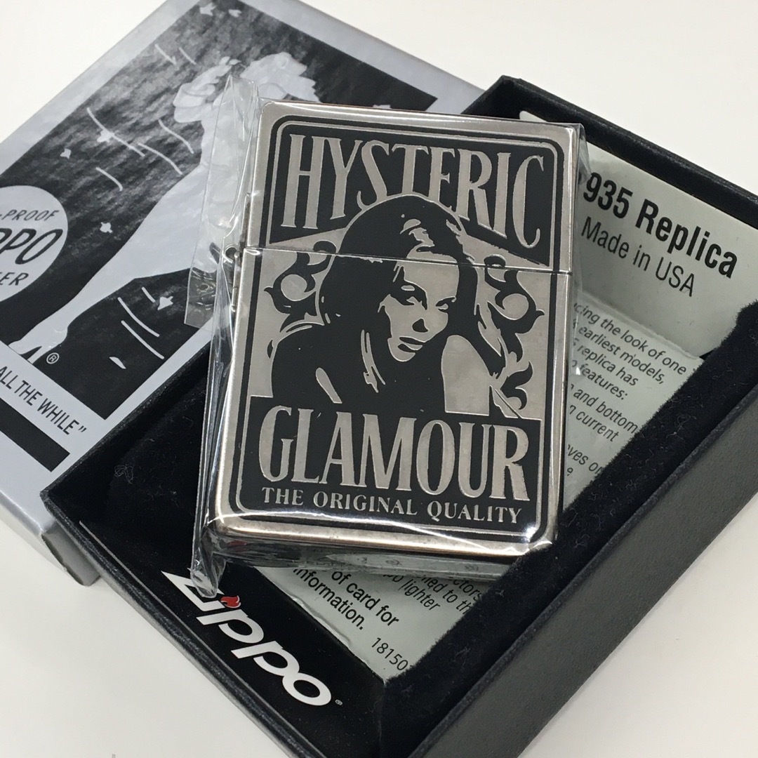 ZIPPO HYSTERIC GLAMOUR 1935モデル 外ヒンジ3バレル