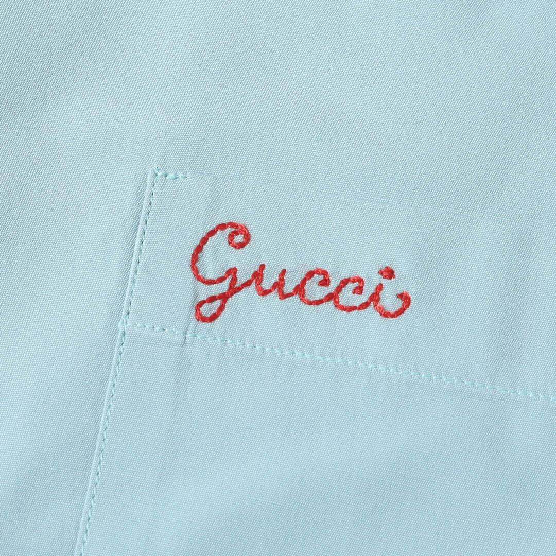 Gucci - GUCCI グッチ シャツ サイズ:40(15 3/4) ワンポイント ロゴ