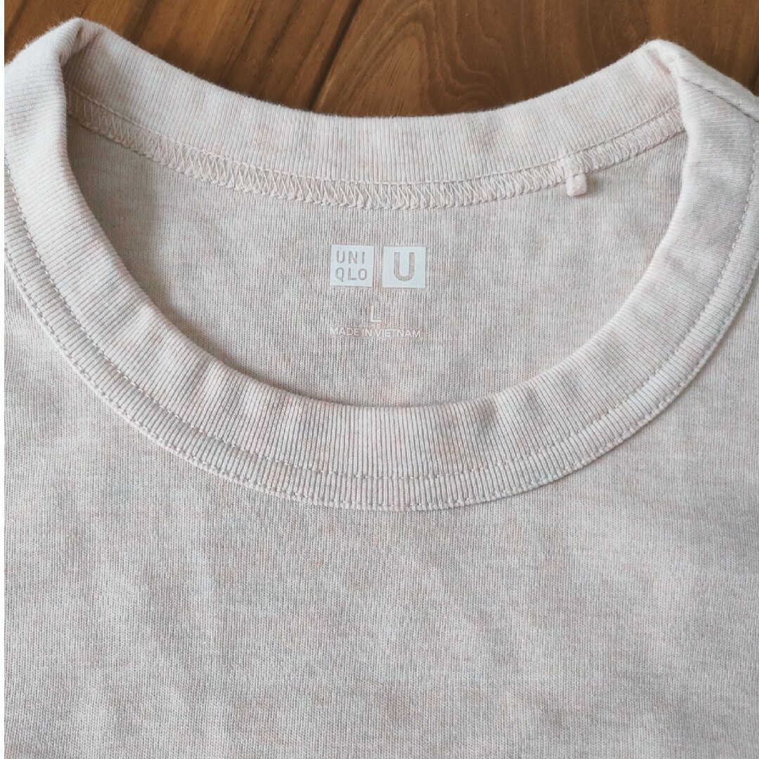 ユニクロ　半袖Tシャツ　Lサイズ レディースのトップス(Tシャツ(半袖/袖なし))の商品写真