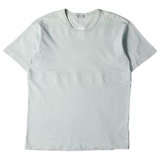 コムデギャルソン(COMME des GARCONS)のCOMME des GARCONS コムデギャルソン Tシャツ 99SS ゴム刺繍 スクエアネック Tシャツ HT-100300 変型 HOMME 田中オム アーカイブ ライトグリーン 日本製 ブランド トップス カットソー 半袖 【メンズ】【中古】(Tシャツ/カットソー(半袖/袖なし))