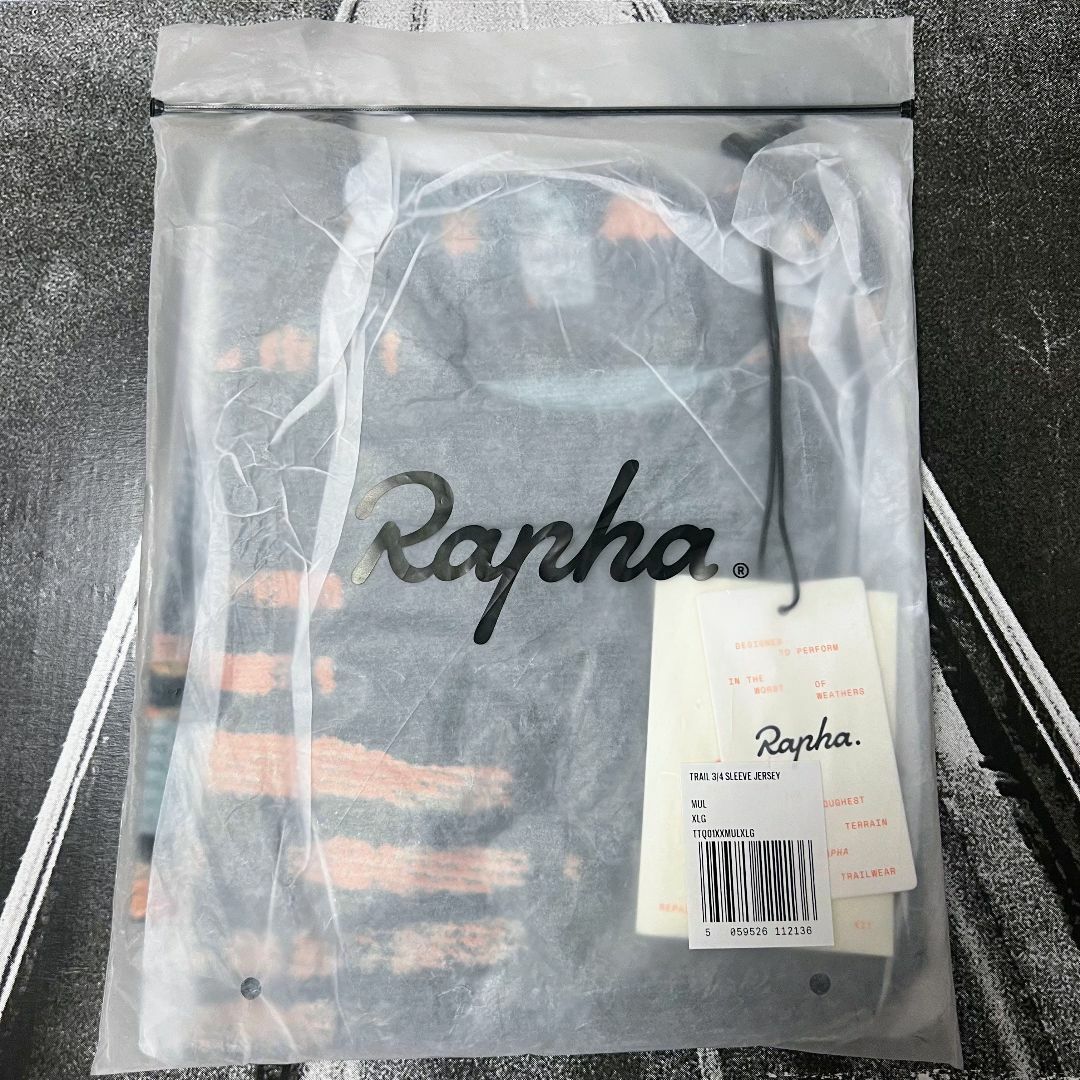 人気の春夏 新品 Rapha メンズ トレイル 3/4 スリーブ ジャージ XLサイズ 7184円 自転車