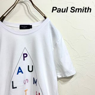 ポールスミス(Paul Smith)のPaul Smith トライアングルロゴ  tシャツ ホワイト L(Tシャツ/カットソー(半袖/袖なし))