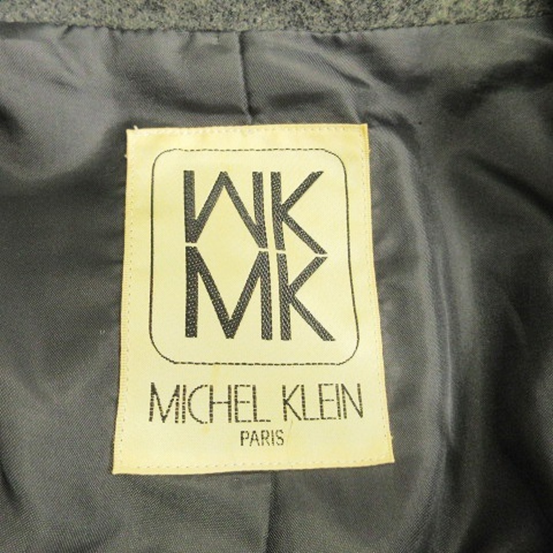 MK MICHEL KLEIN(エムケーミッシェルクラン)のエムケー ミッシェルクラン ピーコート 無地 アウター ウール グレー メンズのジャケット/アウター(ピーコート)の商品写真