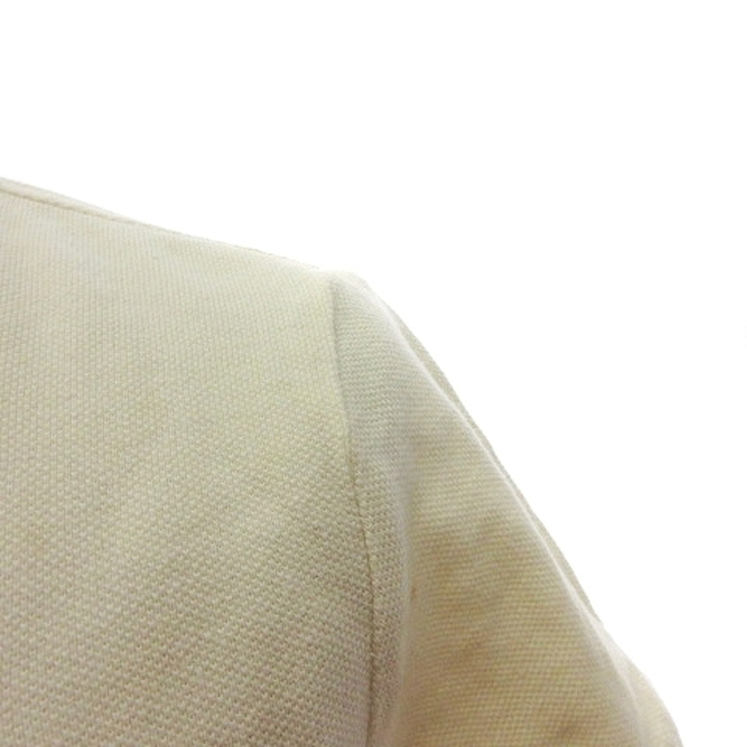 ラルフローレン ポロシャツ 半袖 ロゴ コットン ベージュ 白 M 3