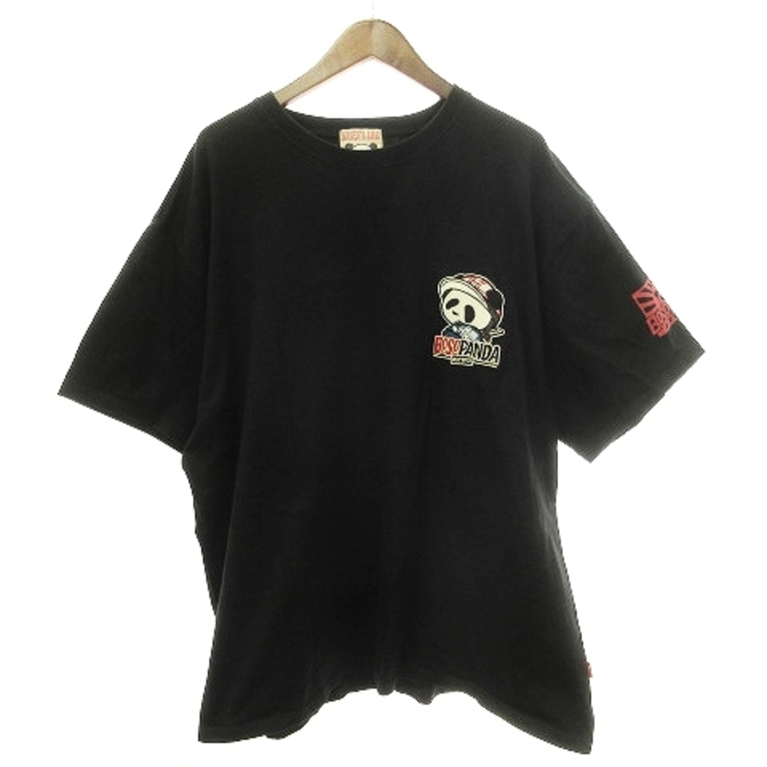 パンディエスタ Tシャツ カットソー 半袖 刺繍 黒 4L 大きサイズ