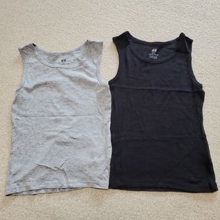 エイチアンドエム(H&M)のH&M　女の子用タンクトップ　２枚セット(Tシャツ/カットソー)