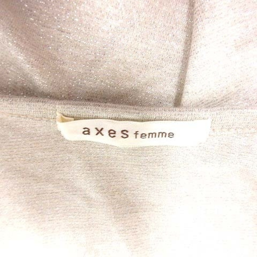 axes femme(アクシーズファム)のアクシーズファム カーディガン ボレロ ニット 五分袖 M アイボリー ■MO レディースのトップス(カーディガン)の商品写真