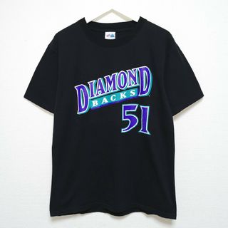 マジェスティック(Majestic)のM 00s ダイアモンドバックス Tシャツ Majestic Johnson(Tシャツ/カットソー(半袖/袖なし))