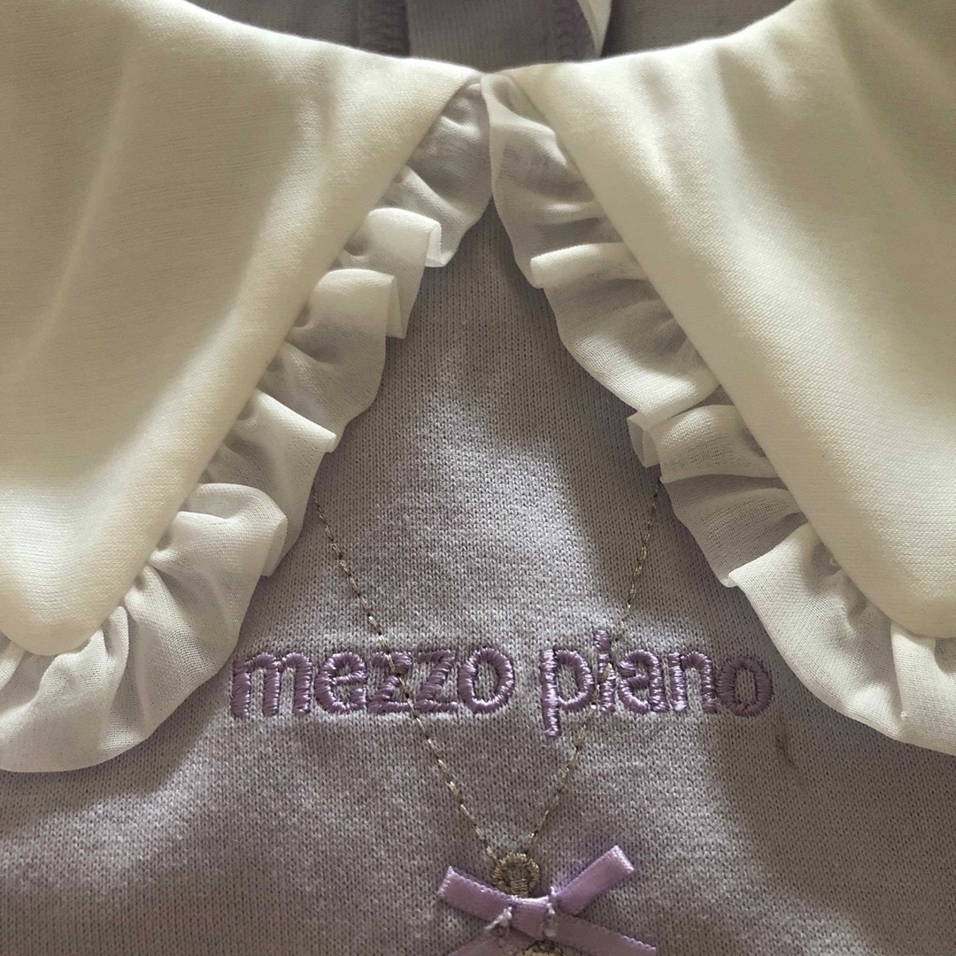 mezzo piano - メゾピアノ新品タグ付きビッグカラー半袖Tシャツ110の