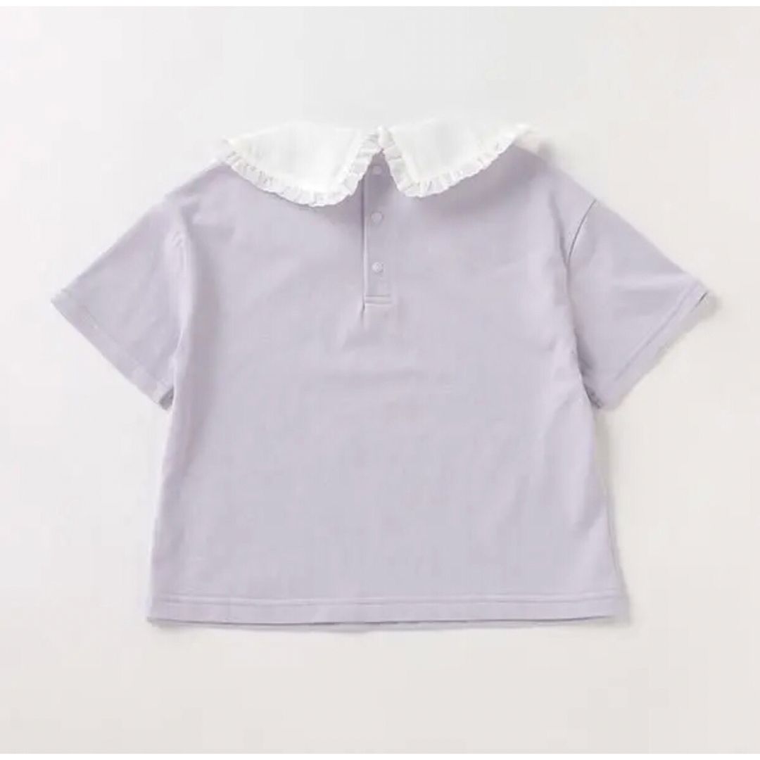 mezzo piano - メゾピアノ新品タグ付きビッグカラー半袖Tシャツ110の