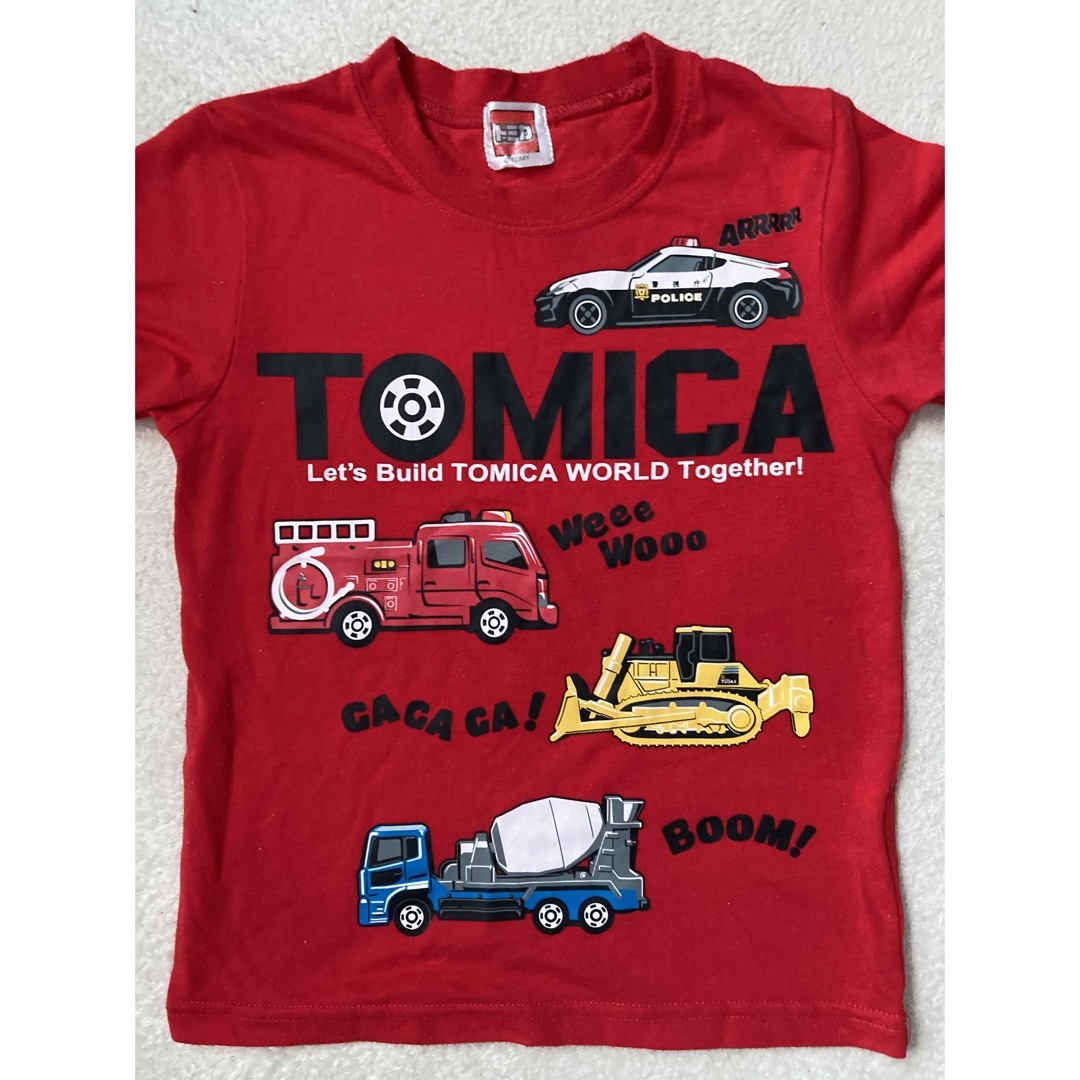 Takara Tomy(タカラトミー)のトミカ　Tシャツパンツセット　 キッズ/ベビー/マタニティのキッズ服男の子用(90cm~)(Tシャツ/カットソー)の商品写真