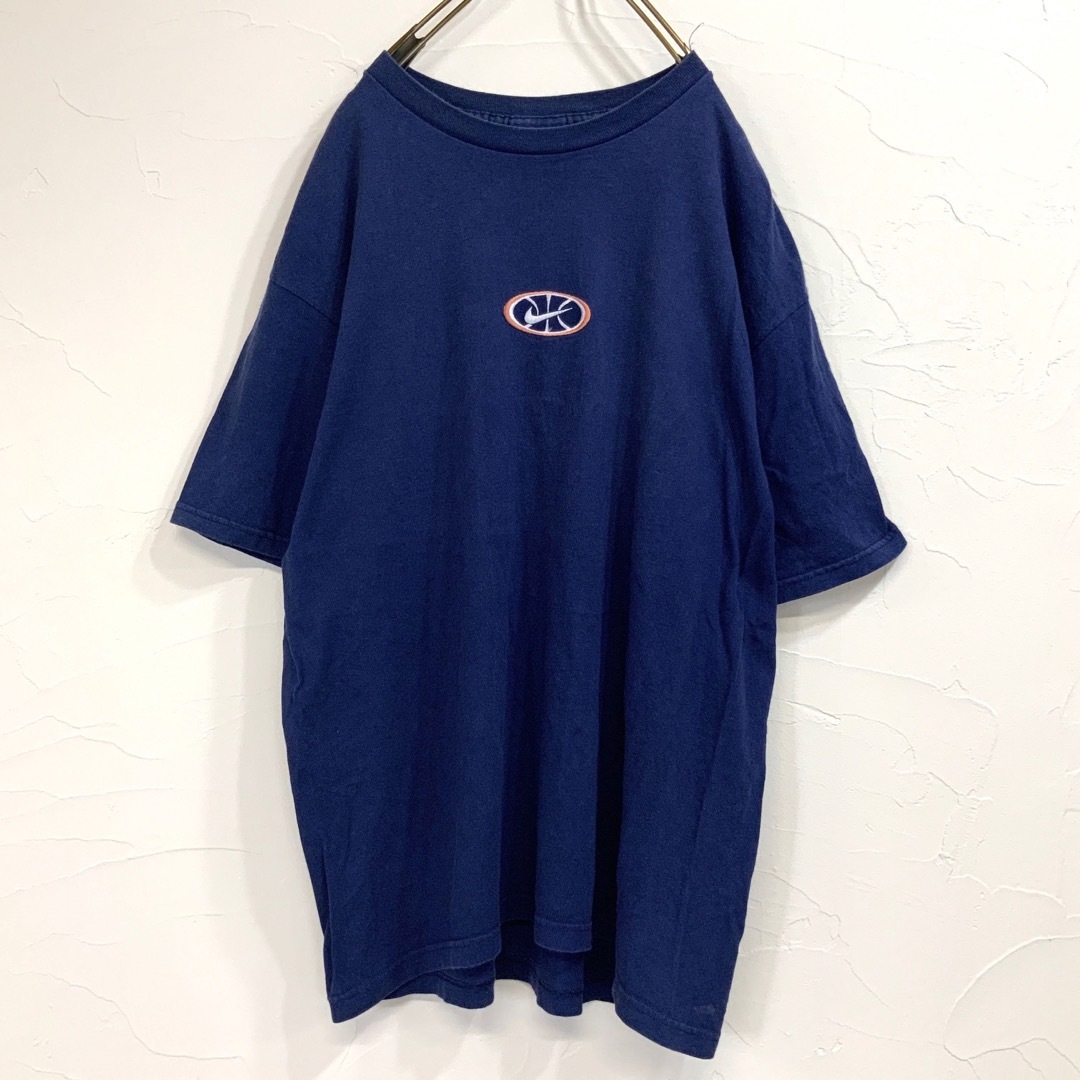 90s ナイキ NIKE 半袖 Tシャツ 刺繍ロゴ アメリカ製 白タグ