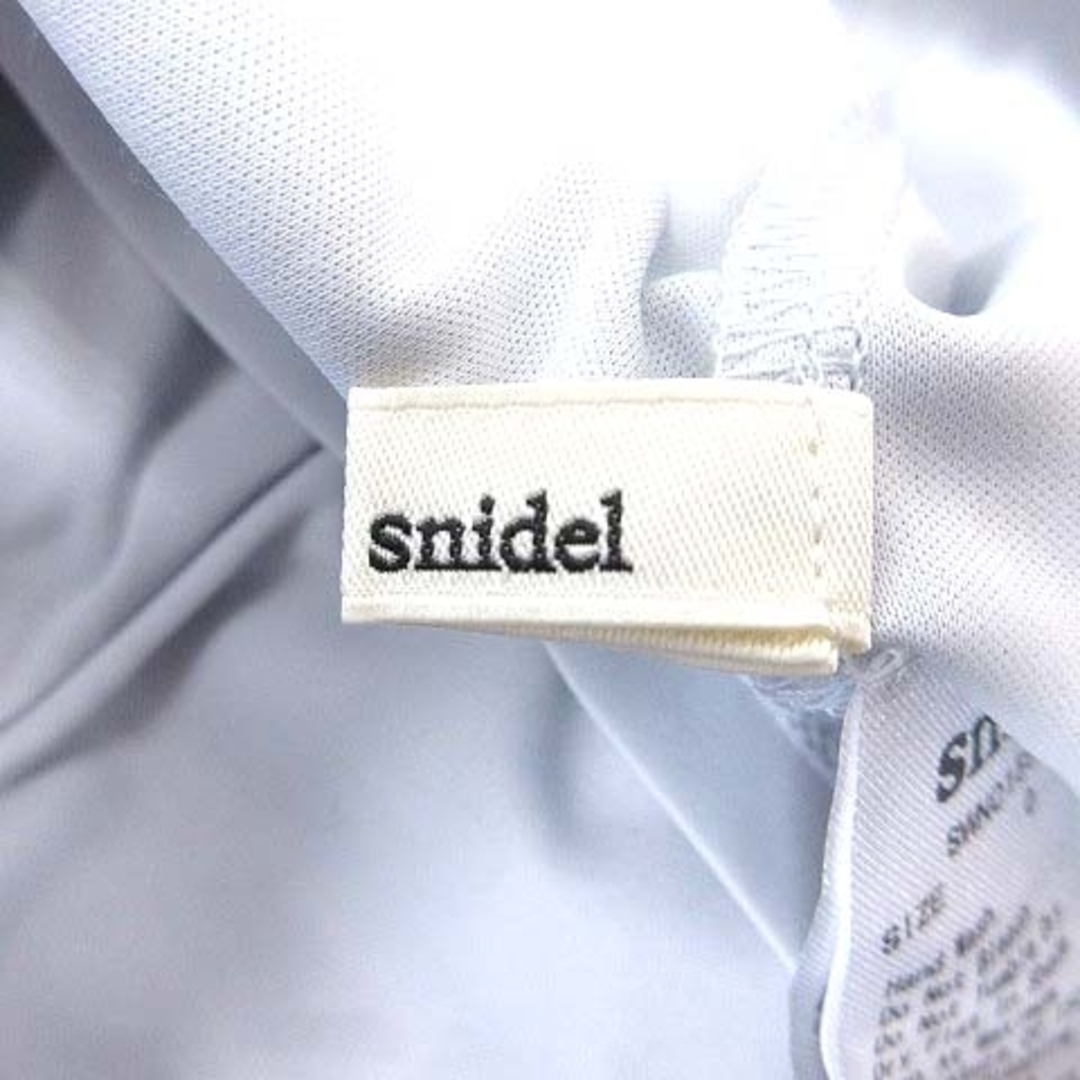 SNIDEL(スナイデル)のスナイデル キャミワンピース ひざ丈 チュール 切替 0 水色 ライトブルー レディースのワンピース(ひざ丈ワンピース)の商品写真