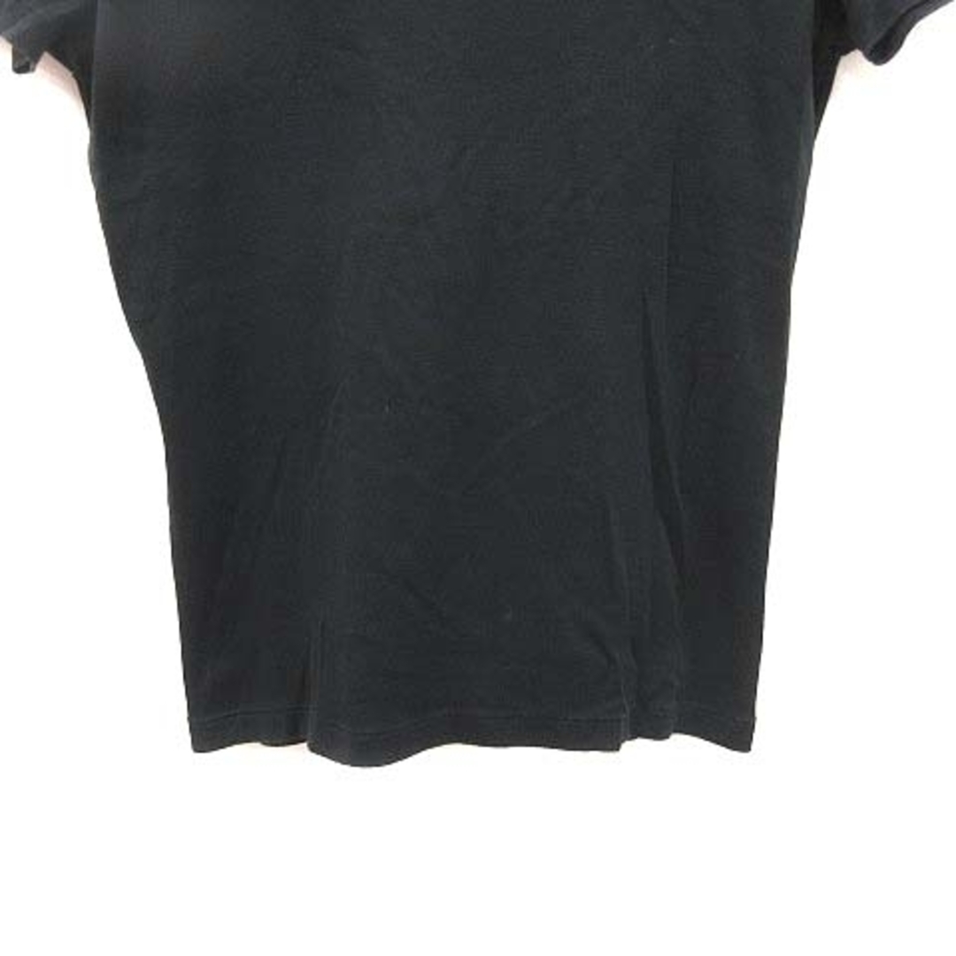 Ralph Lauren(ラルフローレン)のアールエルラルフローレン Tシャツ カットソー 半袖 クルーネック 無地 L 黒 レディースのトップス(Tシャツ(半袖/袖なし))の商品写真