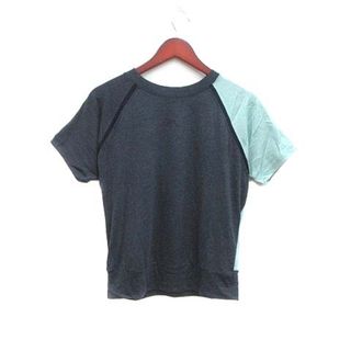 アディダス(adidas)のadidas Tシャツ カットソー 半袖 M チャコールグレー ミントグリーン(Tシャツ/カットソー(半袖/袖なし))